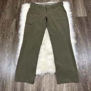 The North Face Womens Size 8 Trail Hike Pants Straight Leg Cargo Unlined